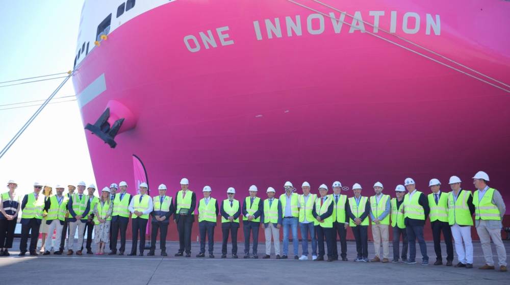 El “ONE Innovation” hace su primera escala en Total Terminal International Algeciras