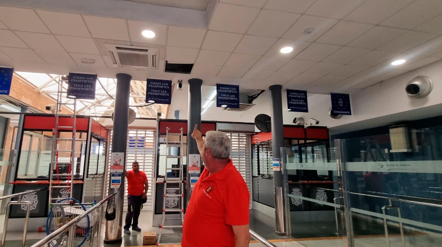 Instalado un sistema de detección automático de incendios en la Estación Marítima de Almería