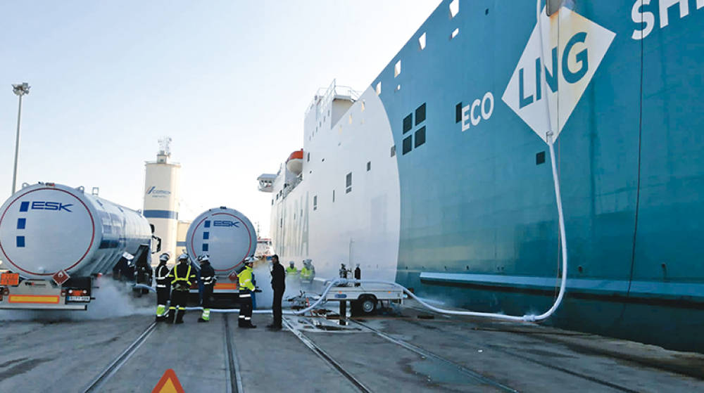 Espa&ntilde;a se sit&uacute;a como un referente en suministro de GNL como combustible de buques con 195 operaciones de bunkering realizadas en 2019