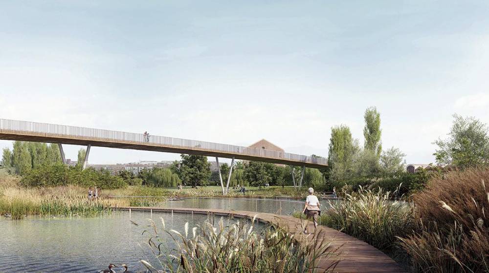 El proyecto ganador del Parque de Desembocadura creará un espacio natural entre la ciudad y el Puerto de Valencia