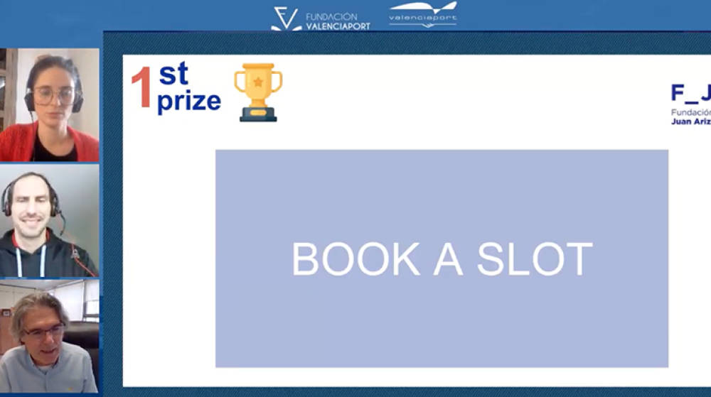 El proyecto &quot;Book a Slot&quot;, ganador del primer Valenciaport Hackathon &nbsp;