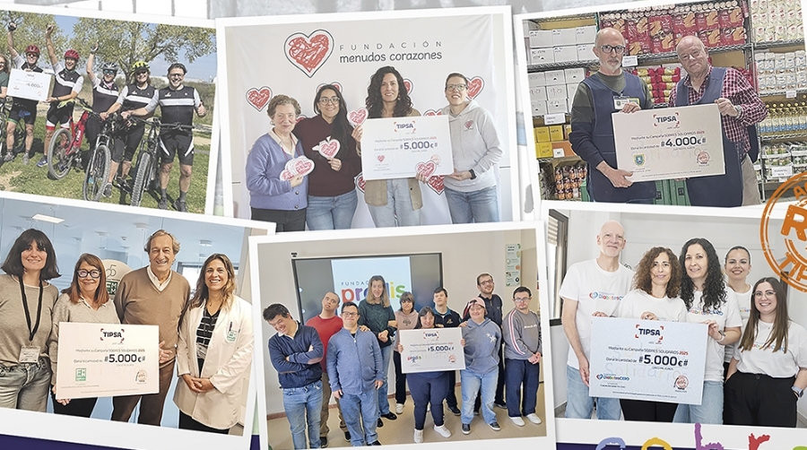 La campaña se ha apoyado, un año más, en la creatividad de los más pequeños de la “familia Tipsa”.