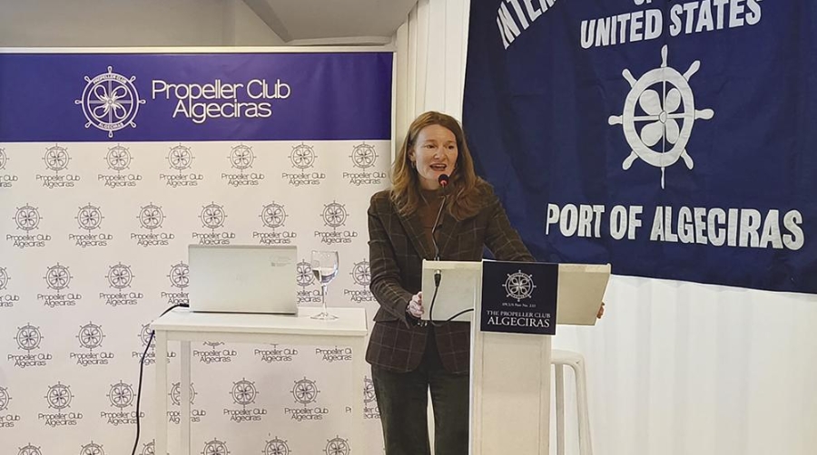 La jefa del Puesto de Control Fronterizo (PCF) del Puerto de Algeciras, Isabel Sánchez-Trasancos.