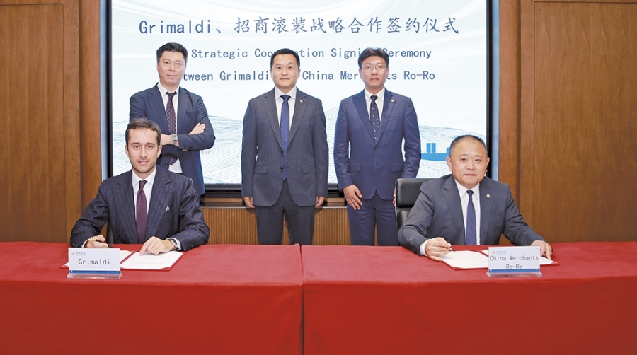 Grimaldi y China Merchants Shenzhen RoRo Shipping se alían para crecer en capacidad de carga
