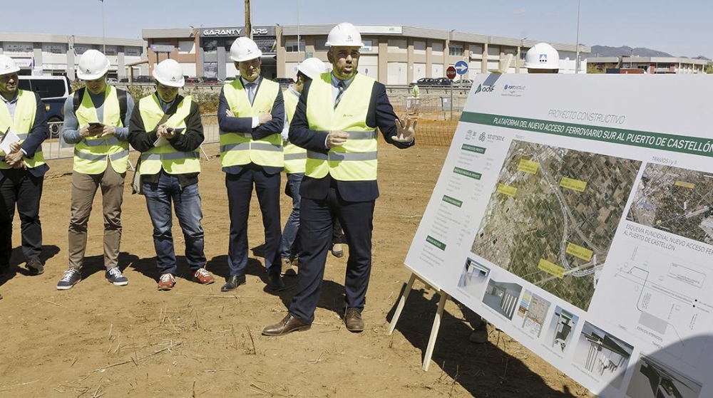 MITMA inicia las obras del acceso ferroviario sur al Puerto de Castellón