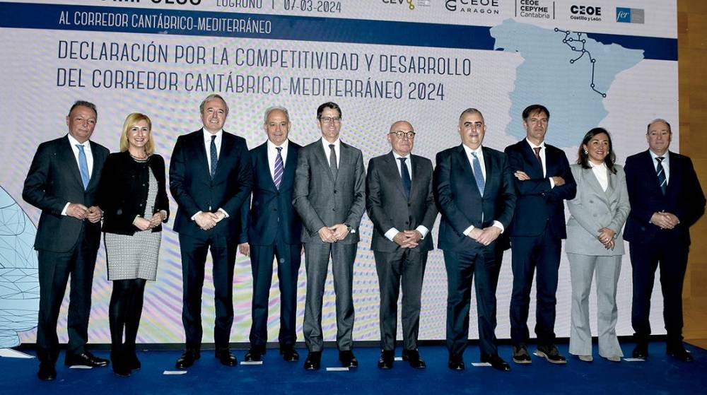 Los empresarios reclaman al Gobierno incorporar todo el Corredor Cantábrico-Mediterráneo a la red básica europea