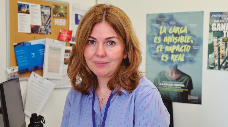 Silvia Ros, educadora social, se incorporó al equipo humano del CPE Valencia el pasado mes de enero. Foto R. T.