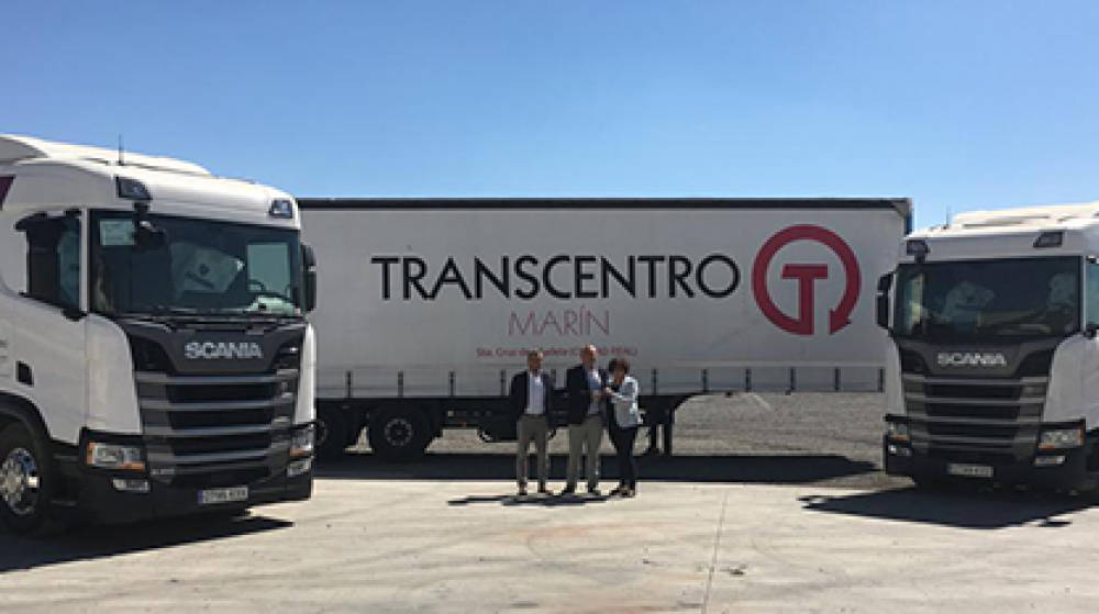 Transcentro Mar&iacute;n incorpora dos Scania R 410 de GNL a su flota para hacerla m&aacute;s sostenible