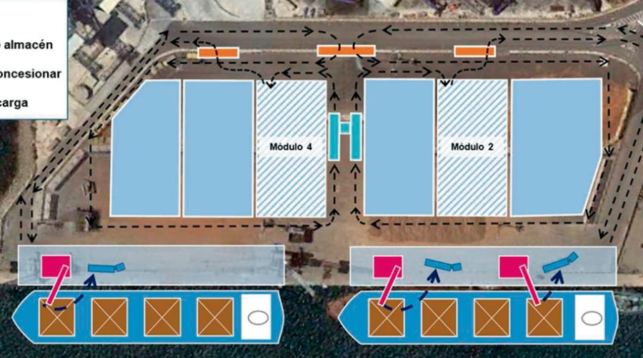 Noatum mover&aacute; 225.000 toneladas en su nuevo almac&eacute;n para graneles s&oacute;lidos de Sagunto
