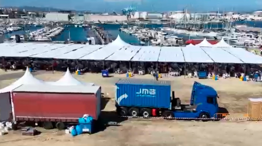 La 7ª Fiesta de Algeciras, a vista de pájaro