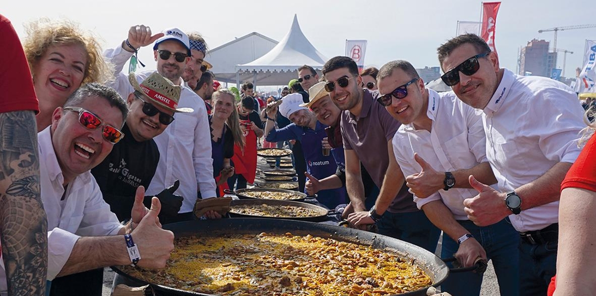 El concurso registró una notable afluencia de paellas