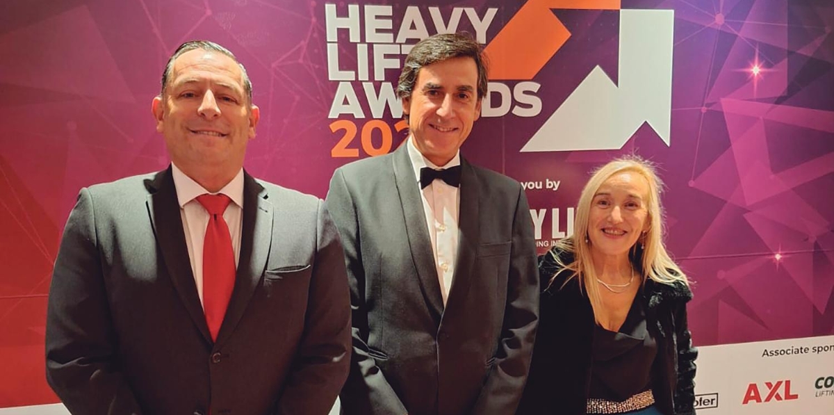 Igor Muñiz, CEO de Erhardt Projects; Jaime Pinedo, delegado Zona Norte de Grupo Diario; Blanca Alarcia, Internacional Corporate Manager de Erhardt Projects.