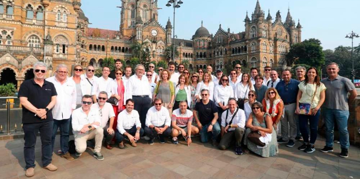 Participantes en la Misión Empresarial del Puerto de Barcelona en Bombay. Foto JJM.