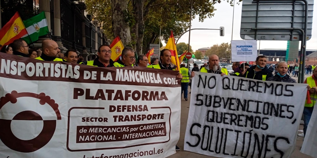 Manifestación de Plataforma en Madrid