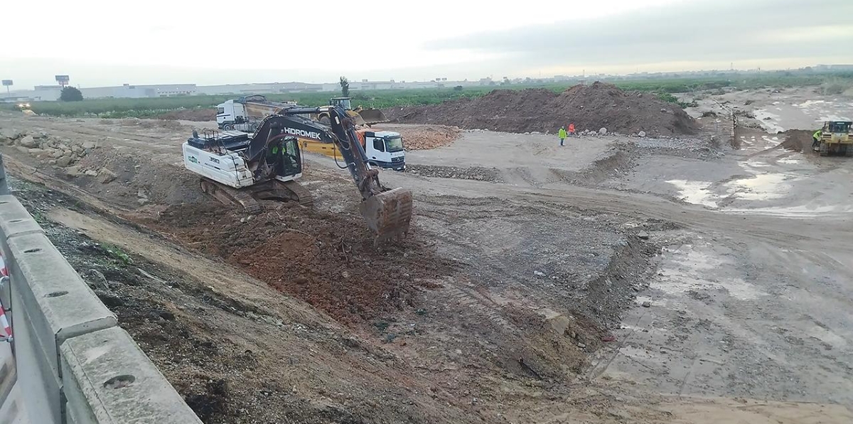 DANA Trabajos carreteras A-7.