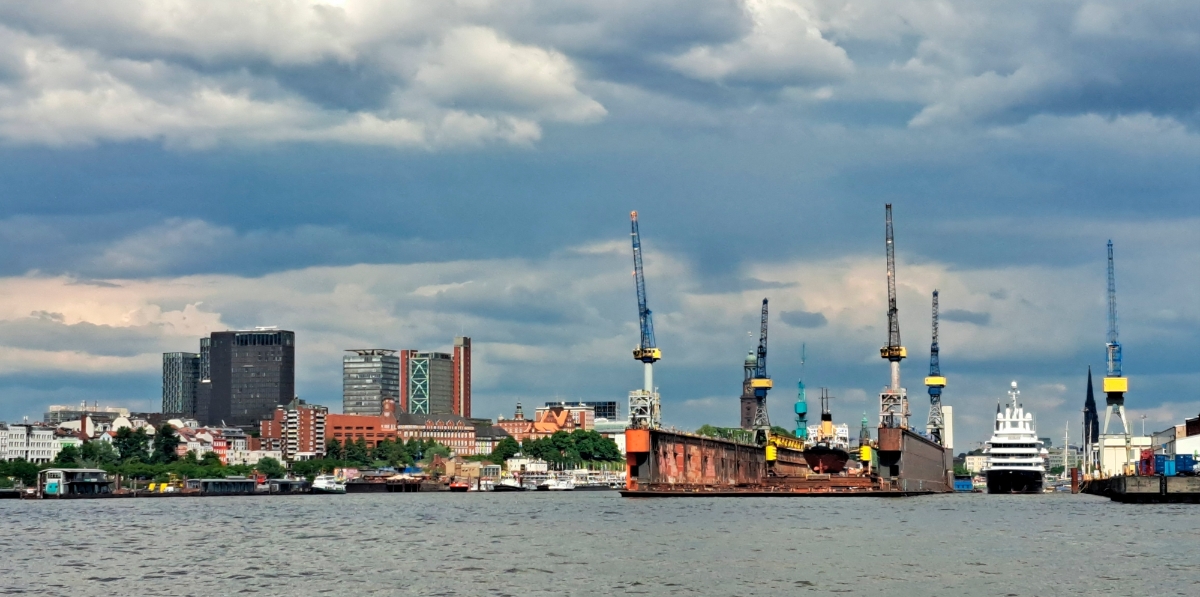 Diario del Puerto en el Puerto de Hamburgo
