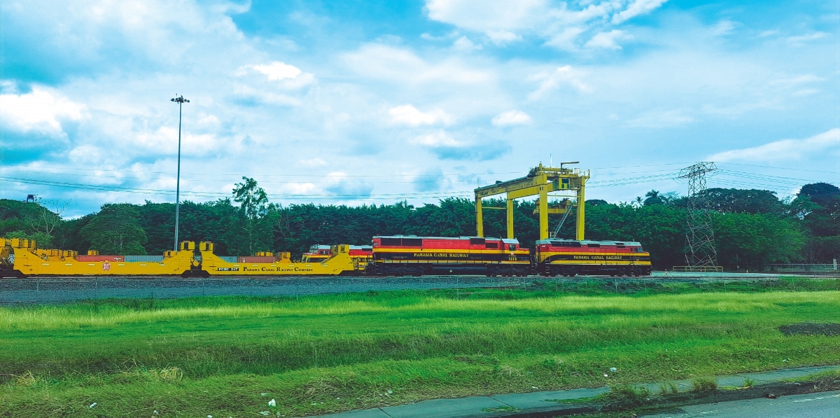 Panama Canal Railway Company transporte más de 500.000 contenedores al año entre ambos océanos. Foto J.P.