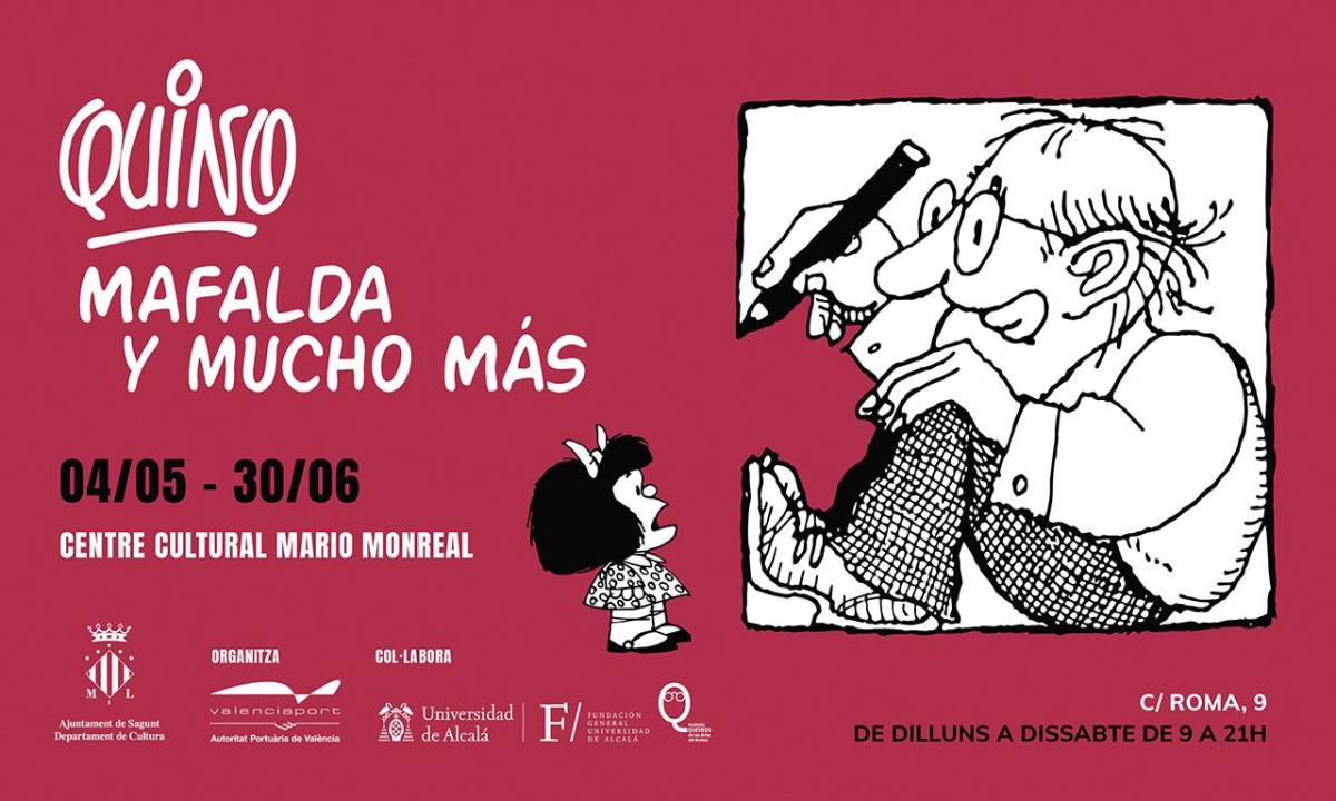 $!Exposición “Quino. Mafalda y mucho más” en el Centre Cultural Mario Monreal de Sagunto.