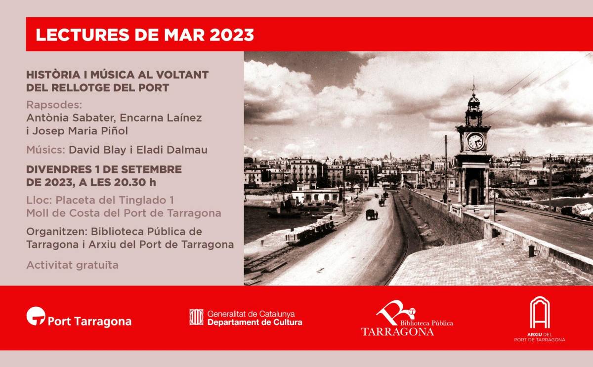 $!Port de Tarragona celebra la cuarta edición de “Lectures de Mar”