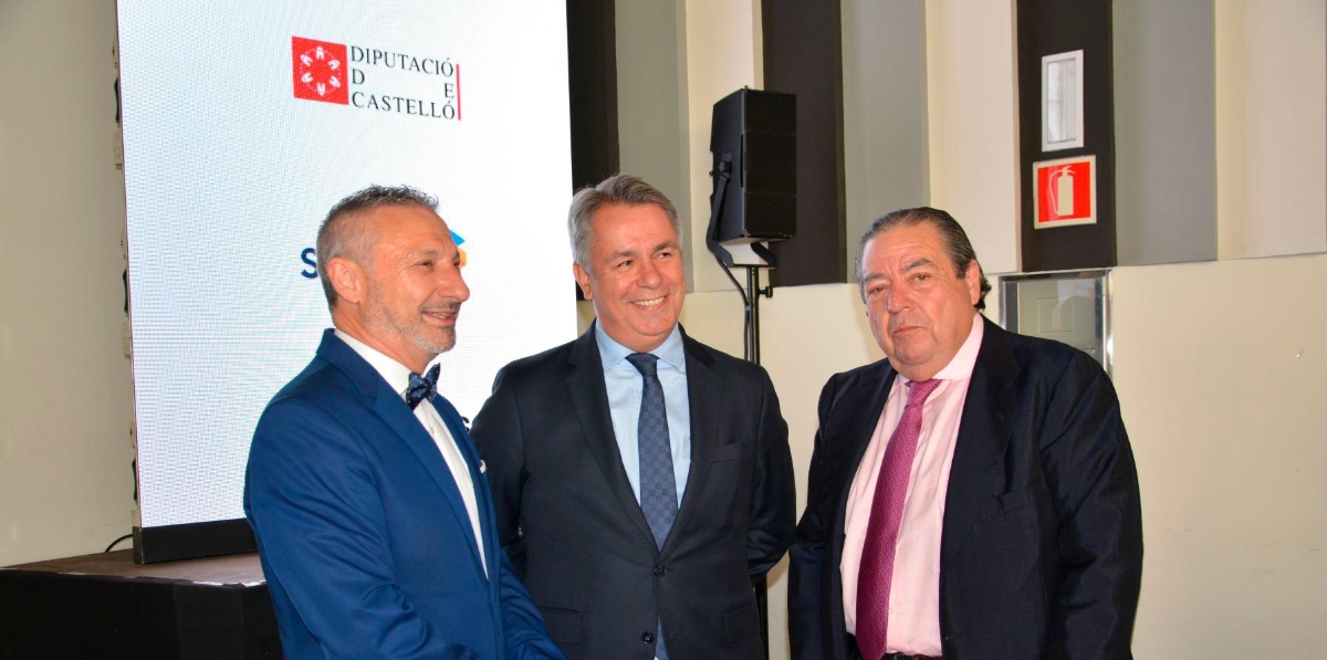 Francisco Toledo, Diego Lorente (AVE) y Vicente Boluda (AVE y Boluda Corporación Marítima).