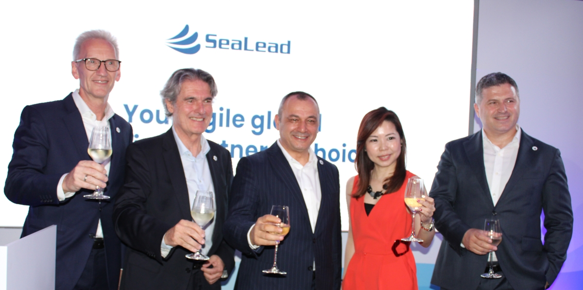 Bernd Meyer - global director sales and business development; Albert Oñate, managing director Spain; Suleyman Avci Global CEO; Doreen Yeo, CCO; y Kadir Oruc, Regional Managing Director, Europe and Mediterranean de SeaLead. Foto M.V.