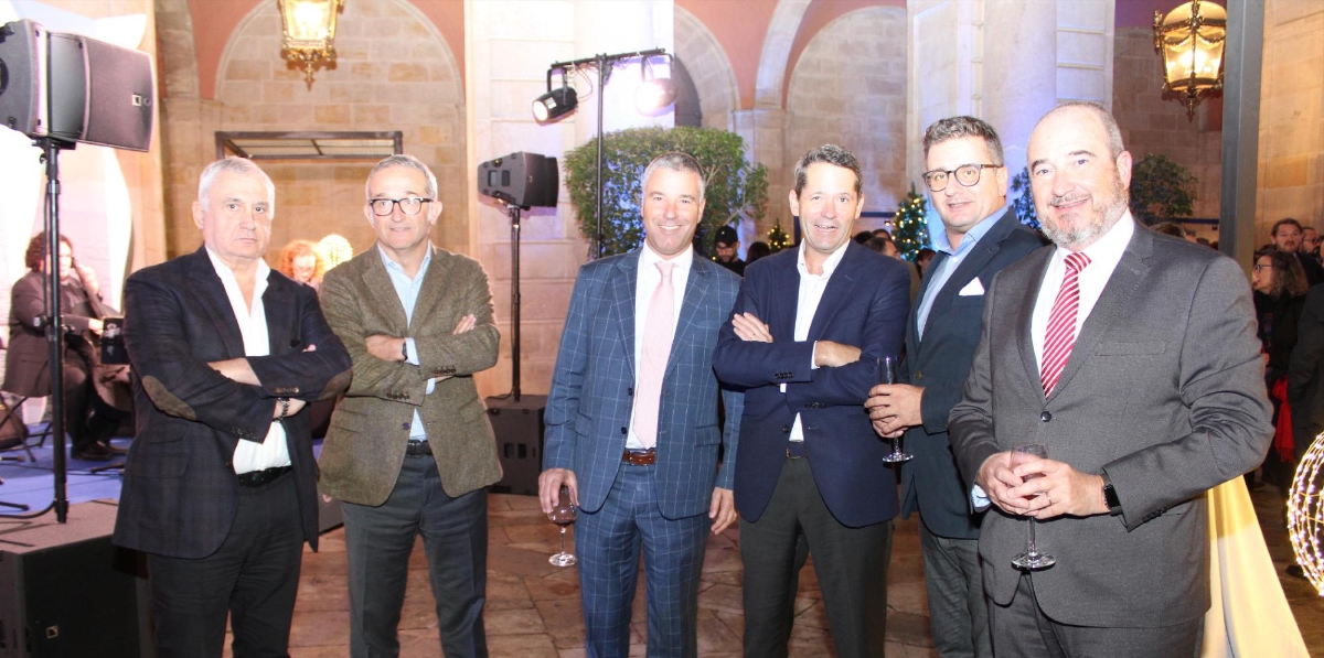 Jose Mestre (J.Mestre), Tomás Pellisé (BCN Depot), Ignacio Gomà (Transcoma), Iñigo García (Reyser), Federico Spinatto (Ignazio Messina) y Jordi Casals (Transcoma). Foto A.Tejera.