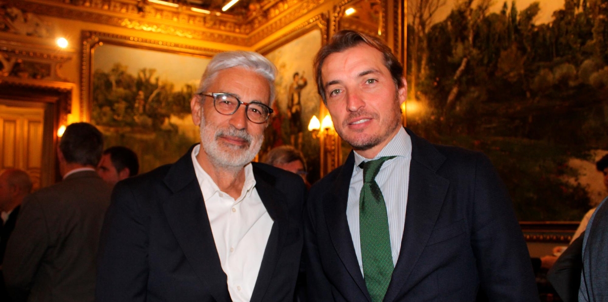 Juan Diego, presidente ejecutivo de la AEFP y Pedro Catalán, director de CSP Logitren.