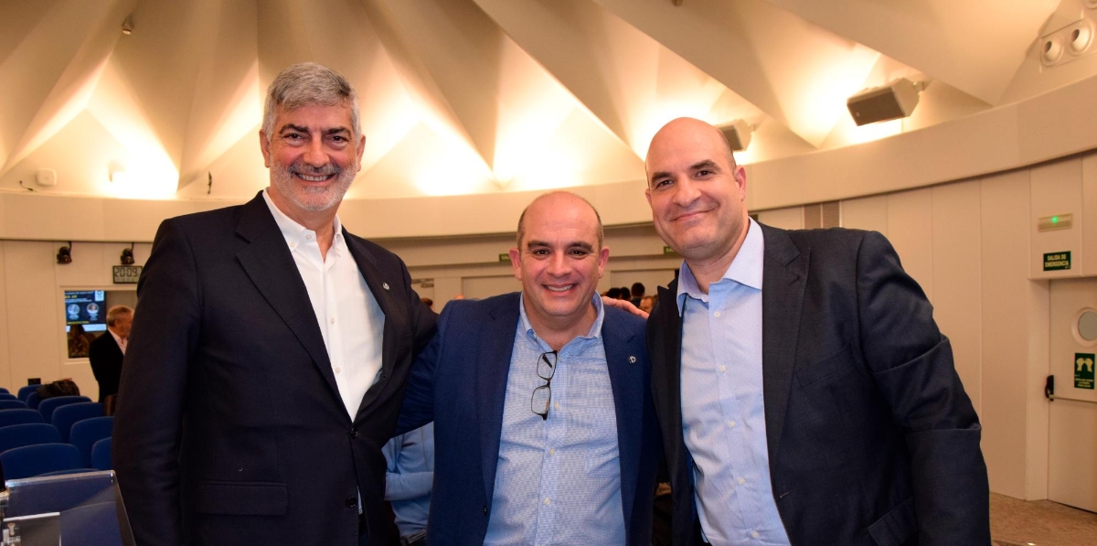 Francisco Prado, Fernando Vitoria y Miguel Jiménez.