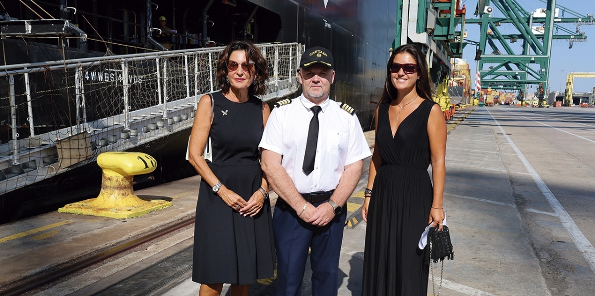 Primera escala del “MSC Loreto” en el Puerto de Valencia