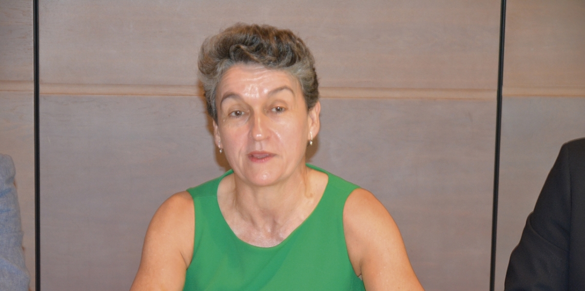 Mar Chao, presidenta de la Autoridad Portuaria de Valencia. Foto J.C.P.