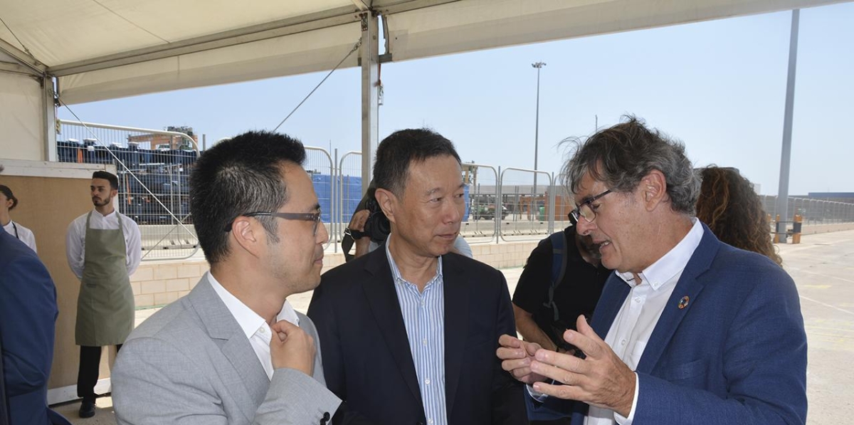 Inauguración servicio ferroviario Valencia-Portugal de CSP Spain