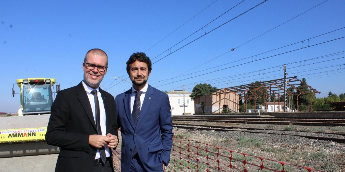 Josep Maria Cruset, presidente Port de Tarragona y Damià Calvet, presidente Port de Barcelona. Foto A.Tejera.