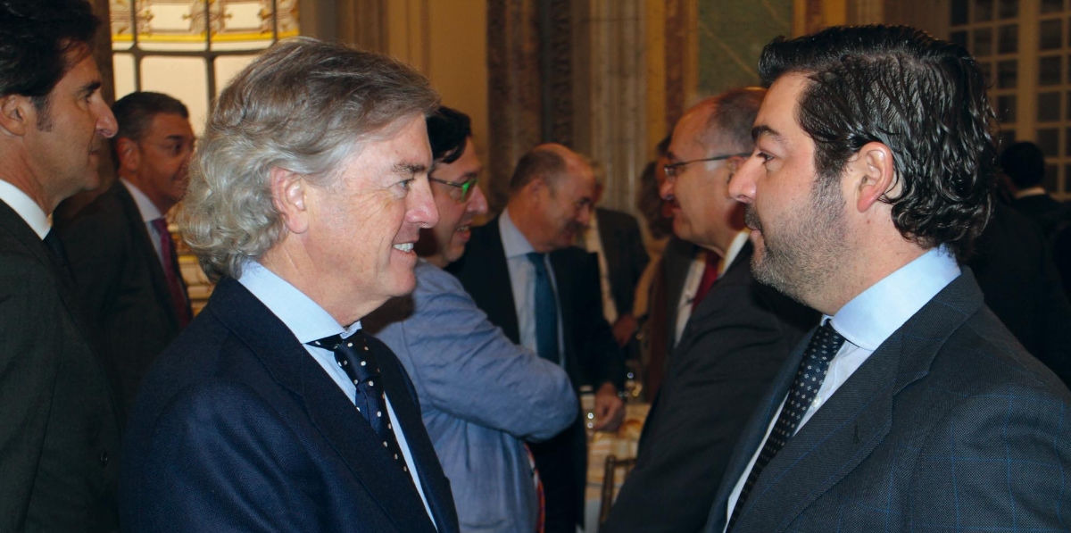 Ignacio López Bachiller (Grupo Nogar) y Vicente Boluda Ceballos (Grupo Boluda). Foto Miguel Jiménez