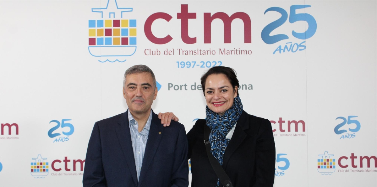 Salvador Richart y Eva Gómez, de MSC Barcelona. Foto A.Tejera.