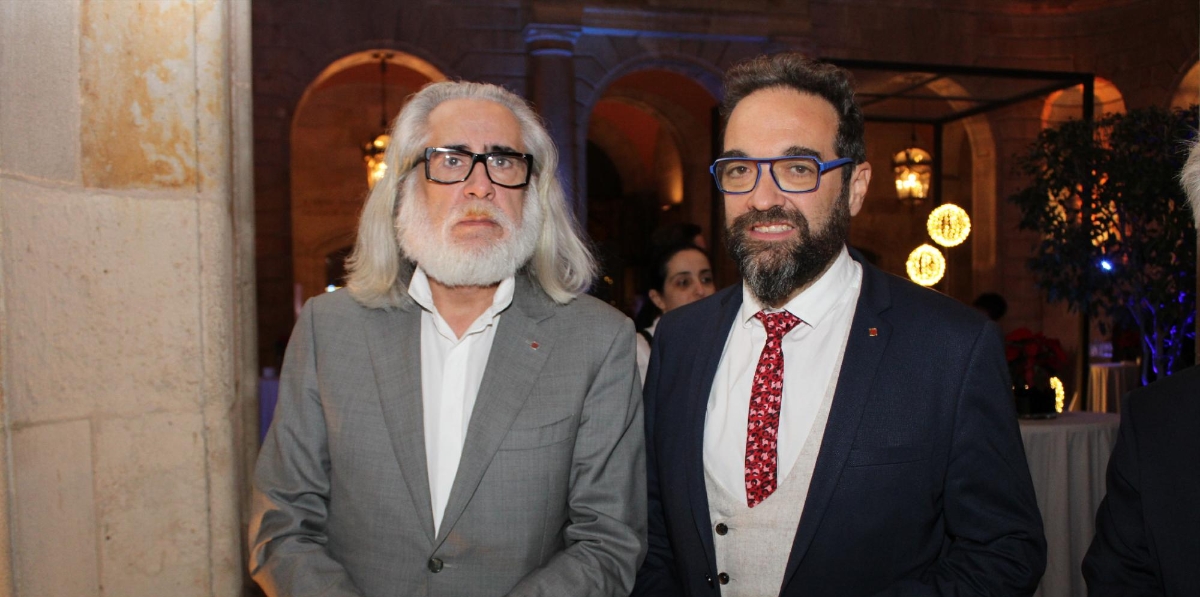 Toni Segarra, presidente FGC, y Juli Fernández, conseller de Territori. Foto A.Tejera.