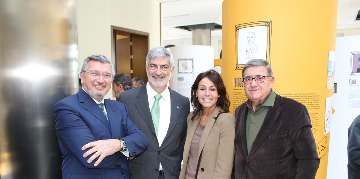 Carlos Prades (FVET), Francisco Prado (Aportem); Teresa García-Ibarra (Cemesa) y Néstor Martínez (APV).