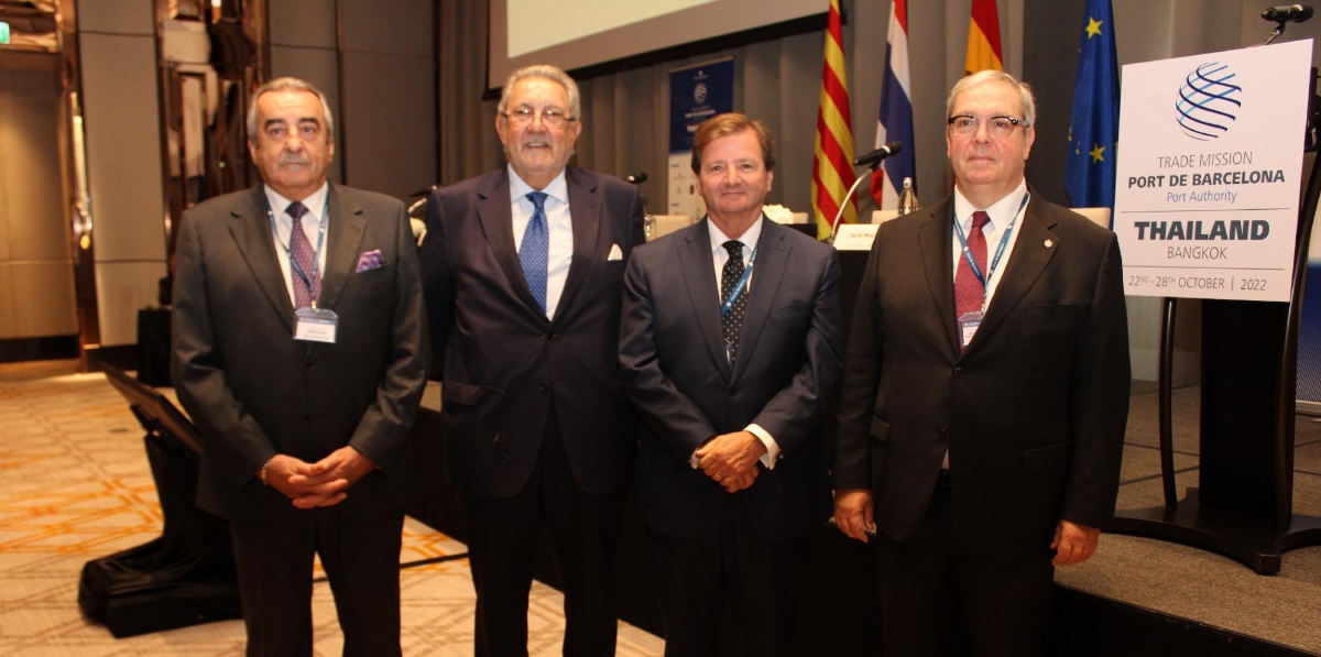 Emili Sanz, Javier Vidal, Antonio Llobet y Jordi Trius. Foto A.T.