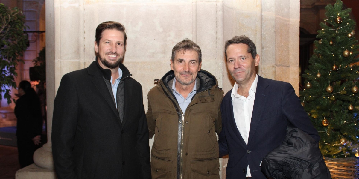 James Oliver Stevens (Cemesa), José María Rovira (Port de Barcelona) e Iñigo García (Reyser). Foto A.Tejera.