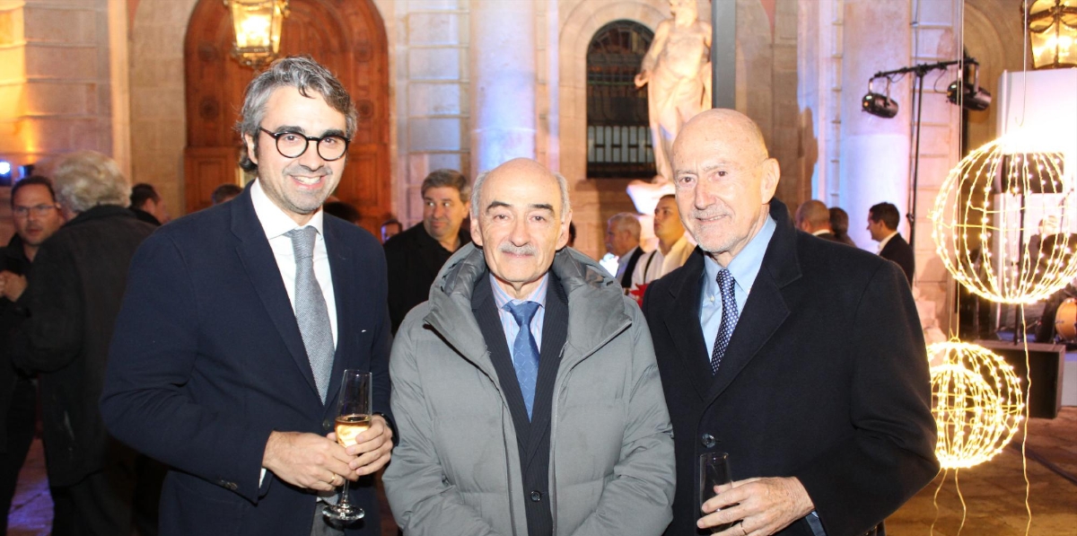 Guillermo Belcastro (BEST), Hugo Lejtman y Juan Dedeu (Port de Barcelona). Foto A.Tejera.