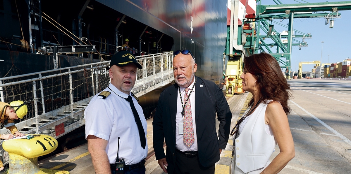 Primera escala del “MSC Loreto” en el Puerto de Valencia