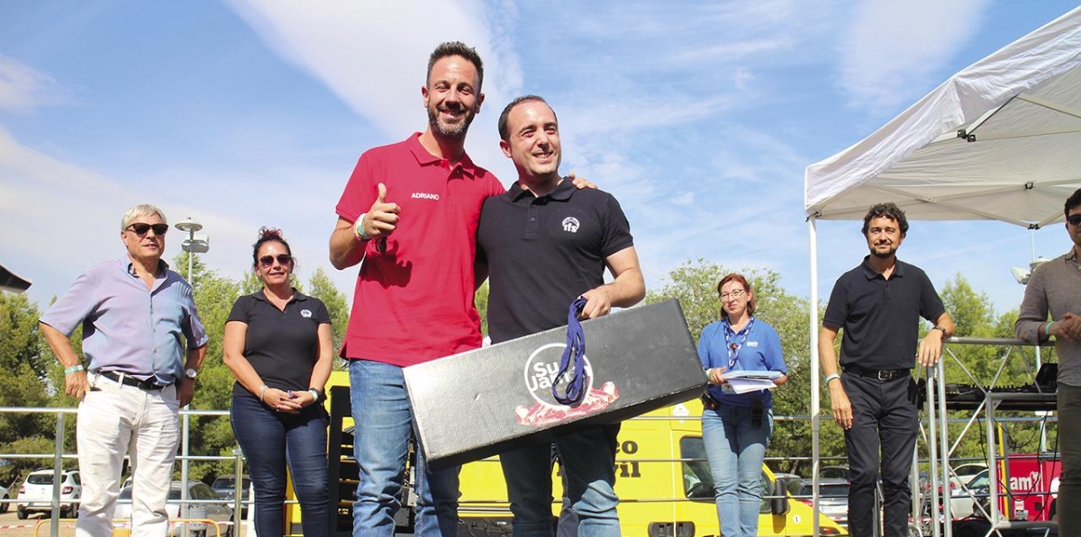 Segundo premio de un jamón de IFS.