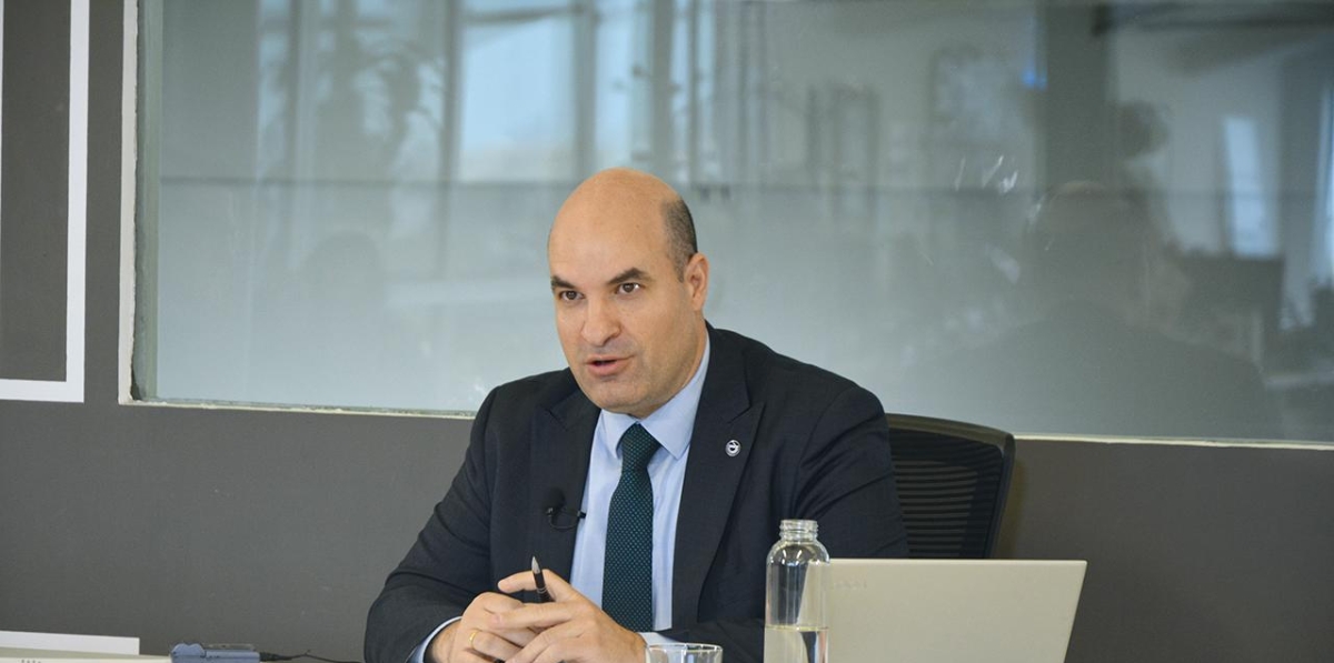 Miguel Jiménez, director de Diario del Puerto. Foto: Raúl Molina.