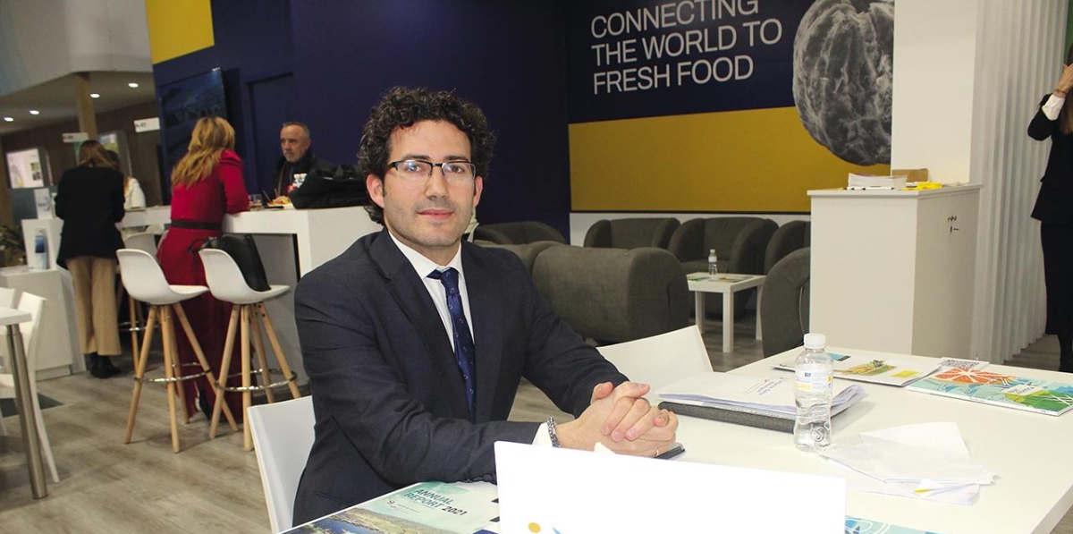 Fabio Laborda-Ortega, gerente de la Fundación Bahía Almeriport. Foto B.C.