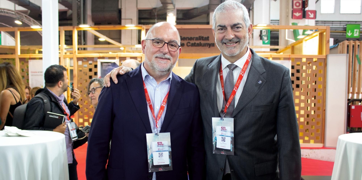 Joaquín Ramón, director de Noatum Terminals, y Paco Prado, director general de Grupo Diario. Foto L.E.