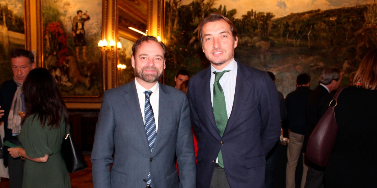 Alfredo Soler, presidente de Propeller Valencia y Pedro Catalán, director de CSP Logitren.