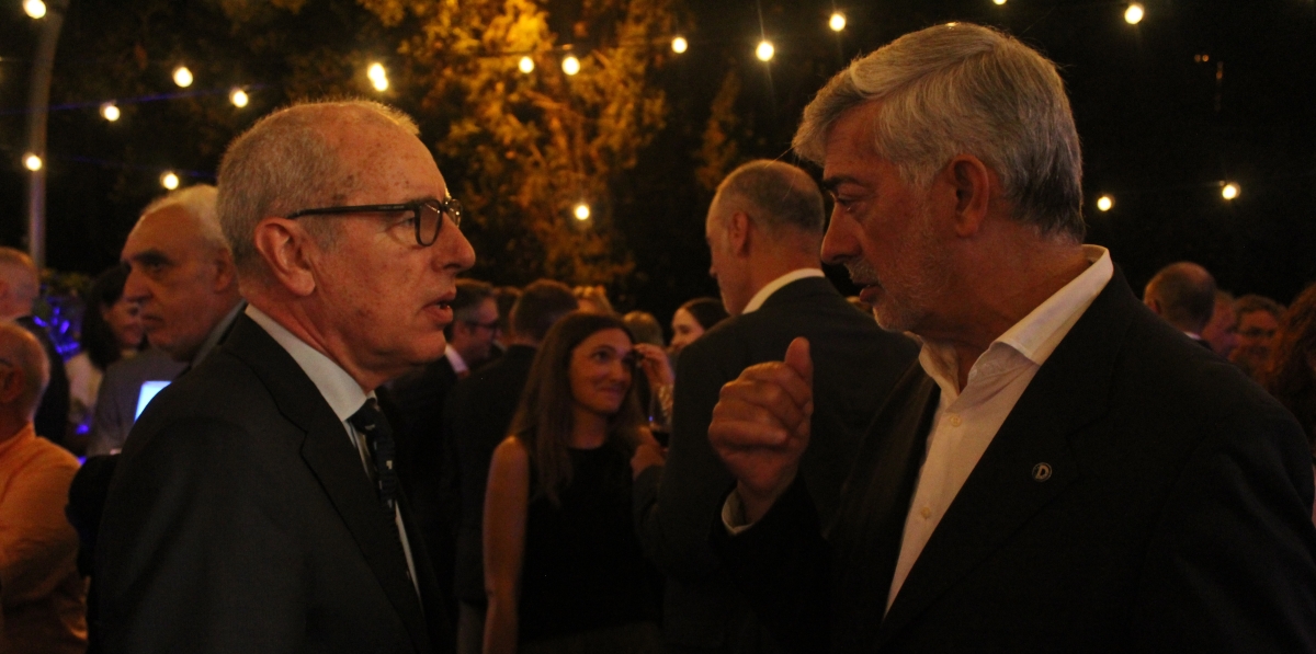 José Alberto Carbonell, presidente de Port de Barcelona, y Paco Prado, director general de Grupo Diario.