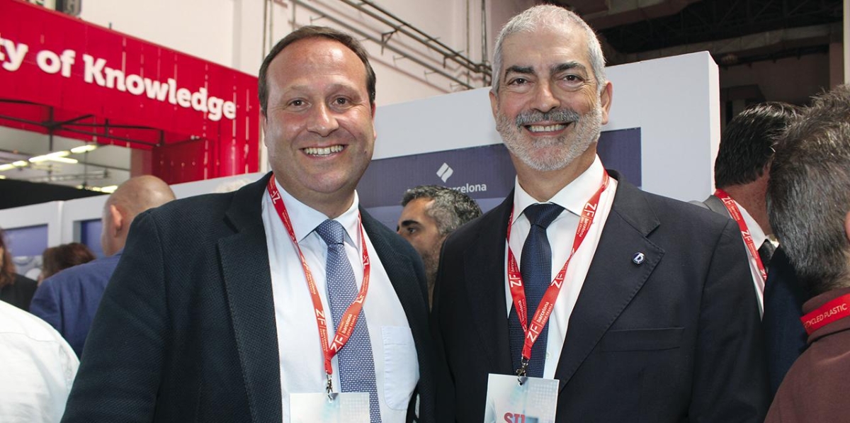 Lluís López, del CZFB, y Paco Prado, director general de Grupo Diario. Foto A.T.