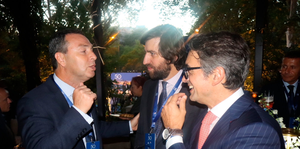 Gustavo Santana (OPPE), Gonzalo Pérez-Maura (Pérez y Cía) y Guillermo Belcastro (BEST). Foto M.J.