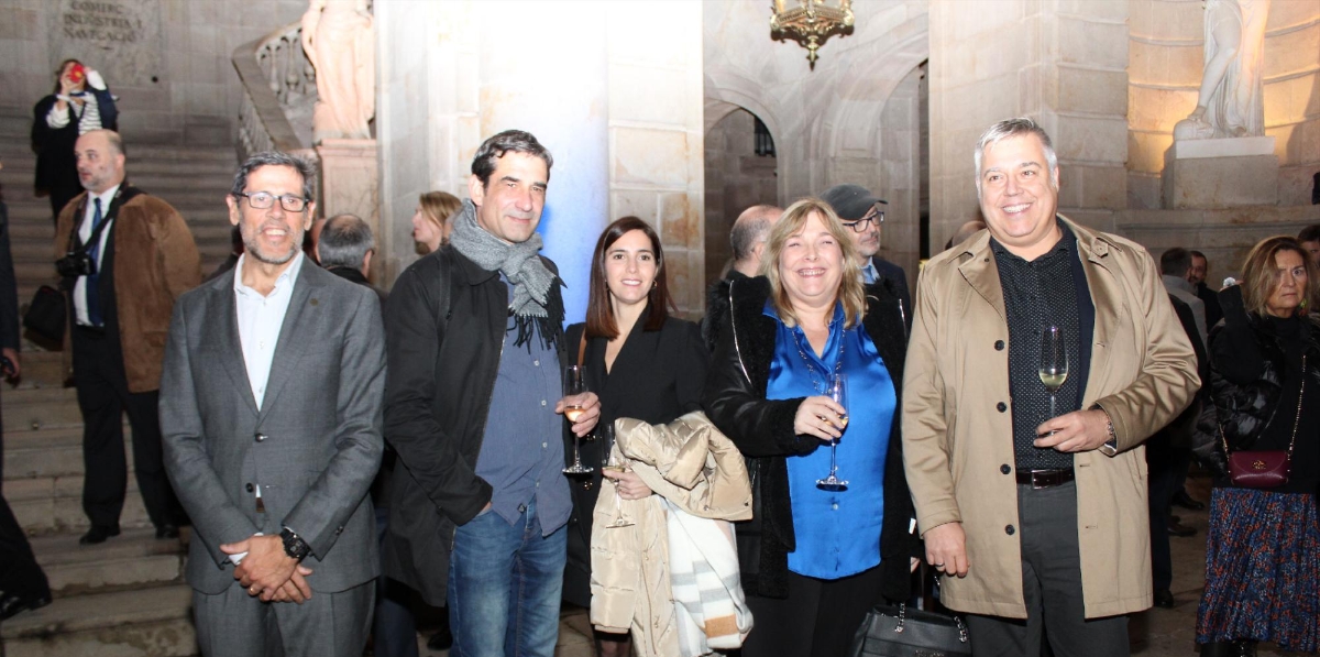 Gonzálo Sanchís (Propeller Barcelona), Cristópher Dubois, Eli Benitez, Ainhoa Carrió y Ricard Cantarell (E2E). Foto A.Tejera.
