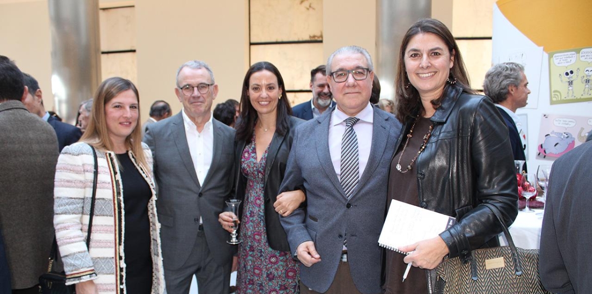 Paula Casais (ANV); Miquel Valldecabres (AM Abogados); Magda Tatay (Grupo Diario); Francisco Salvador (ONE) y Eva Monrós (Grupo Diario).